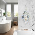 thumbnail image 2 of Yayeee 2 Pack Hand Towels for Bathroom 100% Cotton 16" x 28" Soft Absorbent Kitchen Towel, Blue Floral, 2 of 7