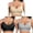 Blue,Black,Beige, variant on Wirefree Bras for Women 3 Pack Full Coverage Everyday Bras Comfortable Padded Bras Seamless