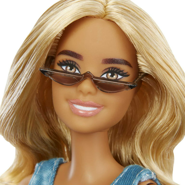 Barbie Fashionistas #173 with Blonde Hair In Tie-Dye Romper with Accessories - Walmart.com