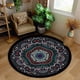 thumbnail image 5 of 2024 Bedroom mat Doormat Rectangle Floral rug Living Room Classic Ocean Rugs Kids Kitchen Stairs Carpet Anti-ski My Lux Decor Round, 5 of 6