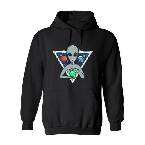 Mighty Alien Hoodie Men - Men Hoodie, Black, Medium