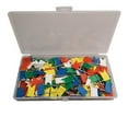 thumbnail image 1 of 100pc Multicolore Drapeau Pin Décoratif Push Tack Réutilisable Bureau Marquage Drapeau Thumbtack, 1 of 1