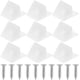 thumbnail image 1 of 1 juego de grapas para reparación de paneles de yeso, grapas para pared de ladrillo, tornillos, grapas para cables, anclajes cónicos de plástico., 1 of 5