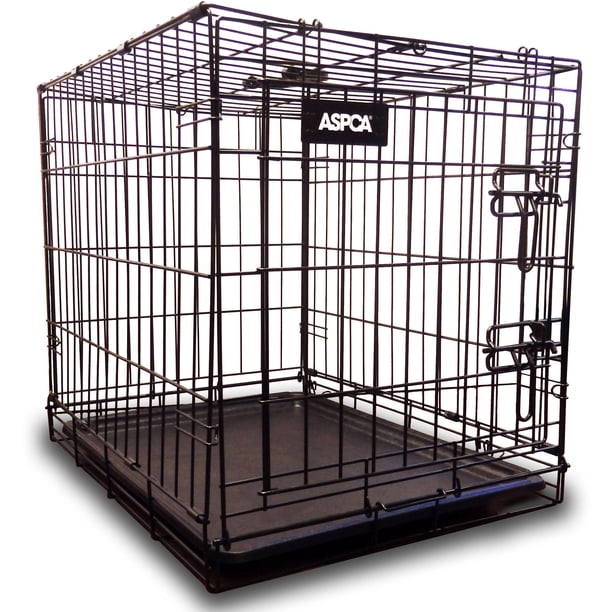 Aspca Travel Wire Dog Kennel Silver Small 24 L X 18 W X H Walmart Com