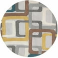 thumbnail image 6 of Hauteloom Harlech Wool Living Room, Bedroom Area Rug - Contemporary - Navy, Gray, Mustard - 10' x 14', 6 of 12