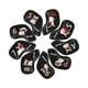 thumbnail image 4 of 9 fundas para cabezas de hierro de golf de PU, accesorios creativos para golf, protección para principiantes Negro, 4 of 8