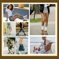 thumbnail image 5 of Slouch Socks Womens Scrunch Knee-High Boot Socks Slouchy Extra Long Soft 3 Pairs Stacked Socks Size 5-11, 5 of 6