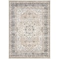thumbnail image 4 of UERMEI 5'x7' Washable Area Rugs for Living Room, Vintage Floral Boho Printed Carpet, Non Slip Indoor Rug for Bedroom Home Decor Carpets - Camel, 4 of 12