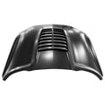thumbnail image 5 of Ikon Motorsports Compatible with 18-23 Ford Mustang 2Dr GT500 Style Aluminum Front Hood - Black, 5 of 8