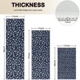thumbnail image 4 of Dark Blue Christmas Snowflake Pattern Kitchen Rugs Sets Of 3,Kitchen Runner Rugs Non Skid Washable,Decorative Kitchen Floor Mats for Kitchen,Sink,Laundry,17"x30"+ 17"x47" + 17"x59", 4 of 6