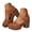 Brown, variant on Modisza Women Chunky Platform Block Heel Sandal with Buckles Ankle Strap Cork Wedge Open Toe Slides Lady Summer Dressy Shoes Beige 6