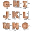 thumbnail image 4 of Wooden Piggy Bank Alphabet Cash Box Letters Coin Piggy Bank Kids Money Boxa, 4 of 4
