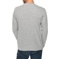 thumbnail image 2 of Painting Ship With Sails Graphic Long Sleeve Crewneck Tee - Heather Grey XL, 2 of 4