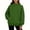 #01 Army Green, variant on Women's Funnel Neck Sweatshirt, Oversized Pullover Top, Relaxed Fit Casual Shirt for Vacation Work Leisure, White S