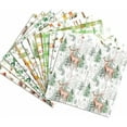 thumbnail image 4 of 24 Sheets Forest Animals Pattern Paper Woodland Animal Scrapbook Paper - 12"x12" Watercolor Forest Jungle Animal Double-Sided Decorative Craft Papers With Plum Deer Squirrel Hedgehog for Card Making, 4 of 7