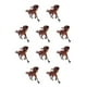 thumbnail image 3 of Qarigey Broches de dibujos animados animales encantadores caballo joyería estilo Retro divertido esmalte solapa Clips bolsa niños niñas Caballo 10piezas Qarigey CBP277648, 3 of 5