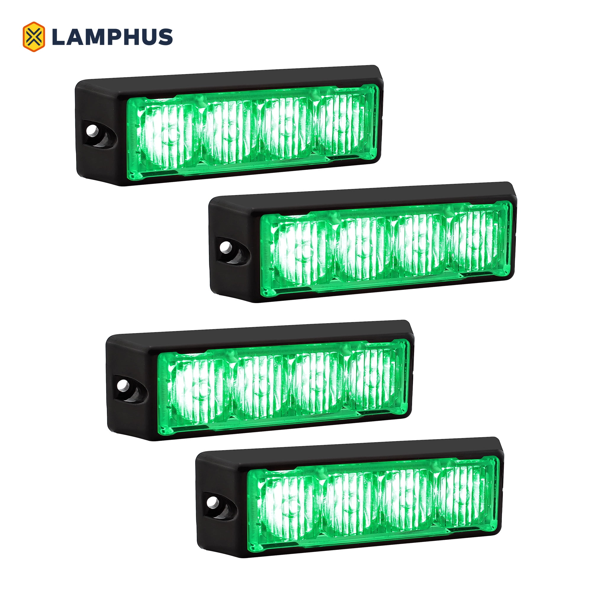 LAMPHUS SolarBlast SBLH04 LED Strobe Grille Flashing Lights [22 Modes ...