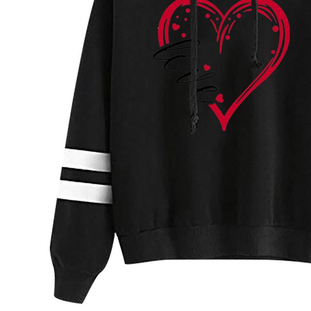yoeyez Cute Hoodies for Teen Girls Trendy Aesthetic Pullover Graphic Oversized Hooded Sweatshirt Loose Fit Fashion Tops