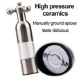 thumbnail image 3 of Pepper Grinder Salt Shaker, Kitchen Stainless Steel Salt Pepper Grinders Hand-made Adjustable, 3 of 5