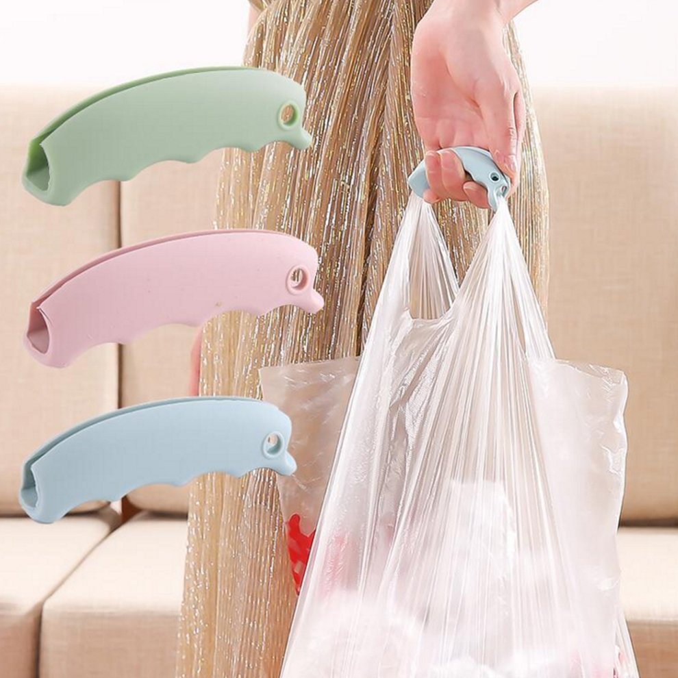 Silicone Bag Grips Gift Baskets Holder Handle Carrier Labor Saving Tool#^