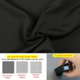 thumbnail image 4 of Ntbay Premium 1800 Series Microfiber Twin Extra Long Fitted Sheet with Deep Pocket, Ultra Soft and Breathable Fitted Bed Sheet, 39x80 inches, Black, 4 of 6