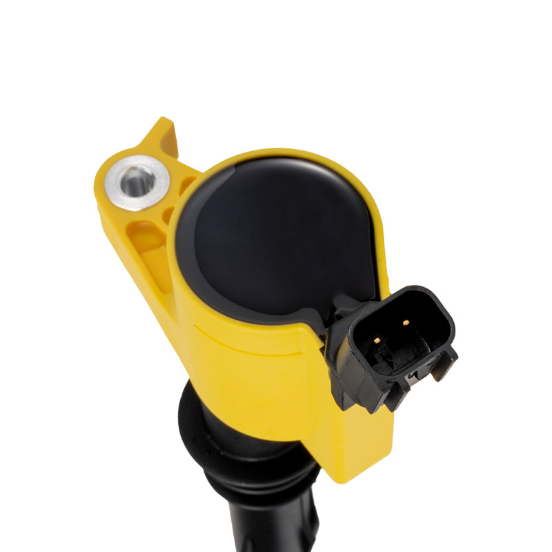 ISA 8 Yellow Ignition Coil Pack and Iridium Spark Plug For Lincoln Ford Expedition F150 F250 F350 F450 F550 Super Duty Mark Navigator 5.4L 6.8L Replacement for FD508 SP515 SP546 DG511