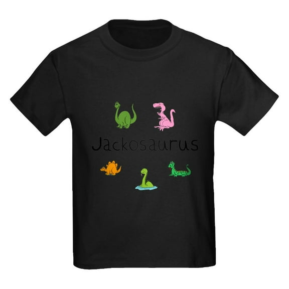 CafePress - Jacksonosaurus T Shirt - Dark T-Shirt Kids XS-XL