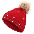 thumbnail image 1 of Gorros Gruesos De Piel De Ganchillo A Prueba De Viento Gorras De Invierno Gao Jiahui  unisex, 1 of 2