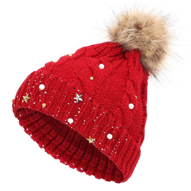 Gorros Gruesos De Piel De Ganchillo A Prueba De Viento Gorras De Invierno Gao Jiahui unisex