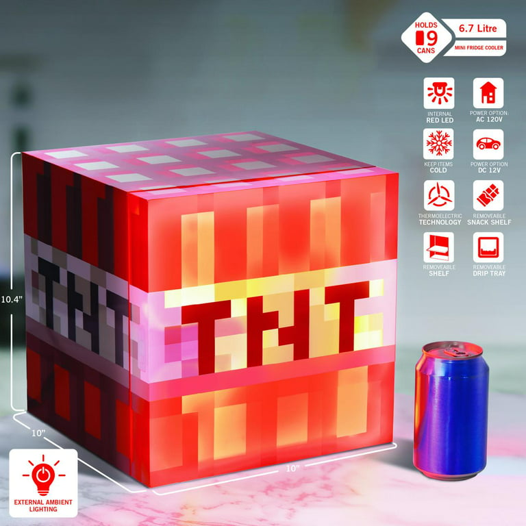 Bar Fridge Mini Retro Pixel 'TNT' Design A Great Gift Idea!