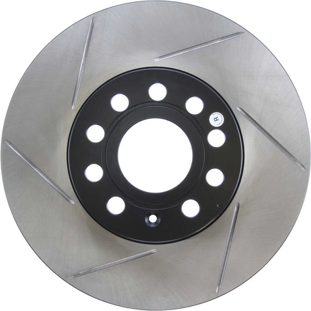 StopTech Power Slot 05-10 VW Jetta (except Wagon) Front Left Slotted Rotor Fits select: 2009-2014,2019 VOLKSWAGEN JETTA