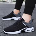 thumbnail image 5 of Men's Air Cushion Running Shoes Slip-on Breathable Knit Tennis Walking Sneakers Lightweight Athletic Sports Shoes for Daily Wear & Gym, 5 of 8
