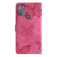 thumbnail image 2 of Compatible with Motorola Moto G50 4G Embossed Butterfly Case with Wallet and Kickstand Cover, 2 of 5