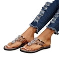 thumbnail image 3 of ibiyuan Platform Flip Flops for Women Thong Sandals for Women Wide Non- Thick Sole Memory Foam Slippers Cushioned Orthofeet Shoes for Women, 3 of 9