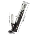 thumbnail image 4 of Sentmoon Adjustable Motorcycle Kickstand Modified Footrest Bracket Side Support Stand Universal Fit for Motorcycles Scooters Heavy Duty Parking Bracket Replacement Support Accessories, 4 of 6