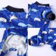 thumbnail image 1 of Pijamas de poliéster para mascotas suéter cálido de invierno suave ropa de mono para perros (azul M) JShteea Libre de BPA, 1 of 9