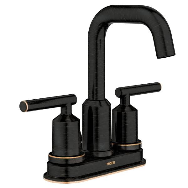 Moen Ws84228 Gibson 4" Centerset Bathroom Faucet Bronze