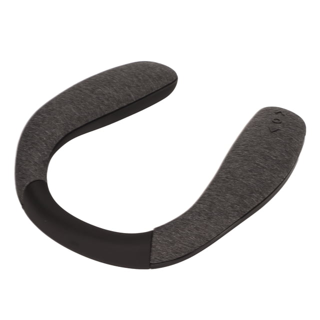 Haut-Parleur Tour de Cou Stéréo Réduction de Bruit Mains Libres Sans Fil Portable avec Micro pour Sports Voyage