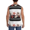 thumbnail image 4 of Gaeub Starfishes Shells Men's Sleeveless Muscle Shirts Workout Tank Tops, Odor Protection and Comfortable - X-Large, 4 of 8