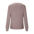 thumbnail image 3 of Women's Thin Ribbed Knit Pullover Top Long Sleeve V Neck Sweater For Fall Winter Layering And Casual Daily Wear, 3 of 9