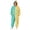 Turquoise04, variant on YNGKMEA Trick or Treat Onesies Halloween Party Color Block Pajamas Long Sleeve Night Club Jumpsuits Hooded Scary Pumpkin Pattern Onesie White XL