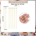 thumbnail image 2 of Uxcell 200Pcs Flat Head Pins for Jewelry Making 60mm Brass Flat Head Pins Jewelry Head Pins 20 Gauge Silver and Gold, 2 of 6