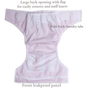 KaWaii Baby One Size Reusable Leakfree Cloth Diapers, Fast Changing Unisex Cloth Nappies, 6 HD2+ 12 Inserts+1 Gift Boy Girl 8-36 lbs