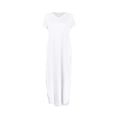 thumbnail image 4 of Samickarr Summer Savings Clearance Summer Dresses For Women 2023 Plus Size Dress Boho Dress Maxi Dress Loose Pockets Long Dress Split Cold Shoulder Short Sleeve Printed Straight Floor-Length Dress, 4 of 6