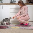 thumbnail image 4 of 2 Piece Floral Flowers Spring Rug Kitchen Rug Set, Decor Kitchen Rugs, Absorbent Non-Slip Washable Floor Mats, Home Indoor Runner Rugs 17"x47"+17"x30", 4 of 7
