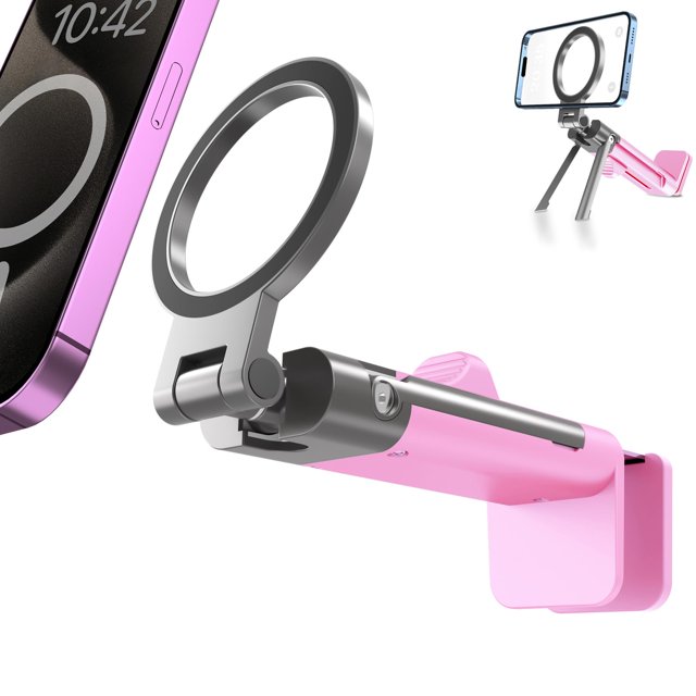 Soporte magnético para teléfono SOGUE, color rosa, para MagSafe