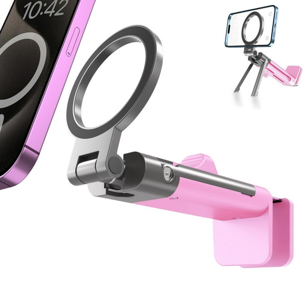 Soporte magnético para teléfono SOGUE, color rosa, para MagSafe
