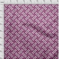 thumbnail image 4 of oneOone Velvet Purple Fabric Ikat Sewing Craft Projects Fabric Prints By Yard 58 Inch Wide, 4 of 5