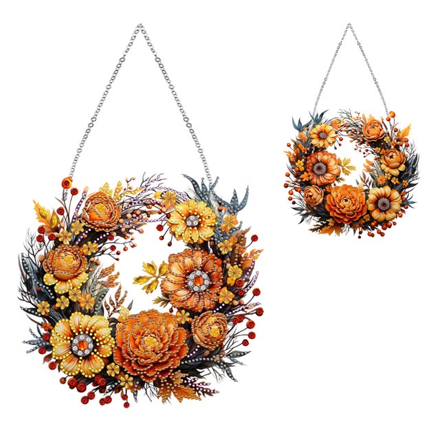 5D DIY Diamond Art Decoraciones Colgantes Otoño