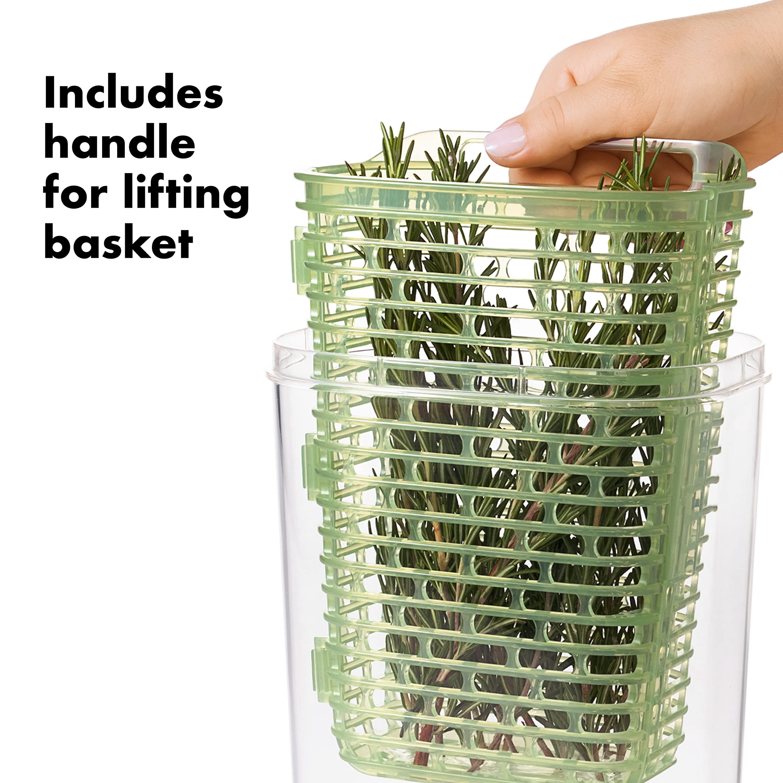 Produce Keeper Large Container Fresh Storage Airtight Vegetable and Fruit Saver